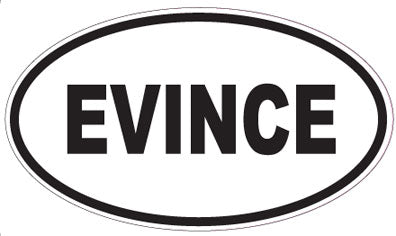 EVINCE - Oval Sticker