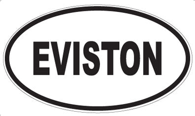 EVISTON - Oval Sticker