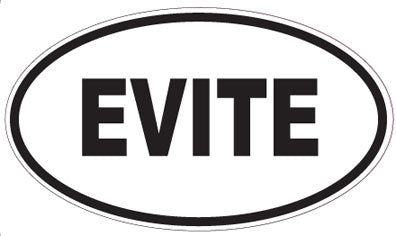 EVITE - Oval Magnet