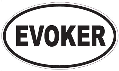 EVOKER - Oval Sticker