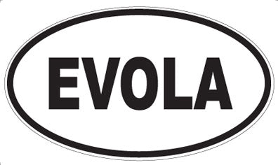 EVOLA - Oval Sticker