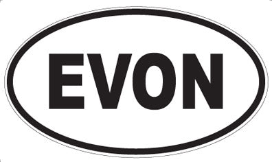 EVON - Oval Sticker