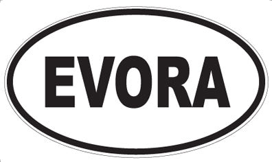 EVORA - Oval Sticker