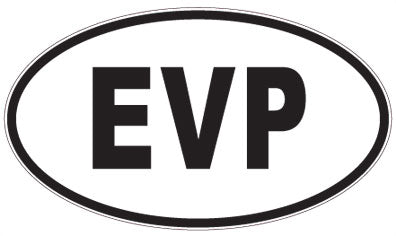 EVP - 3 Letter Initials Oval Magnet