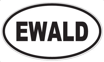 EWALD - Oval Sticker