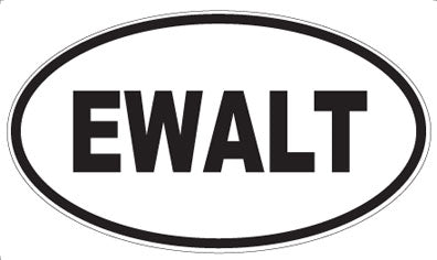 EWALT - Oval Sticker