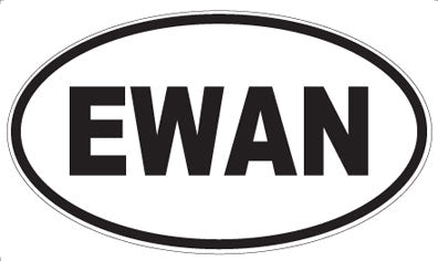EWAN - Oval Sticker