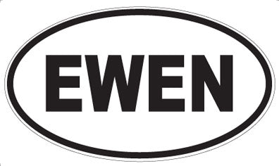 EWEN - Oval Magnet