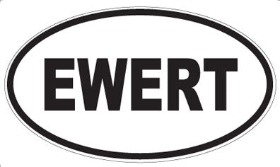 EWERT - Oval Sticker