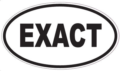EXACT - Oval Magnet