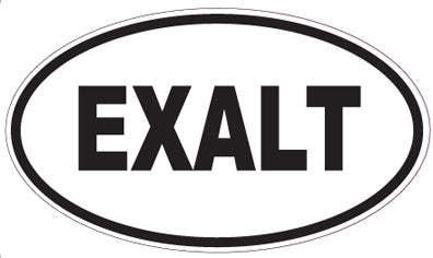 EXALT - Oval Magnet