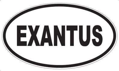 EXANTUS - Oval Sticker