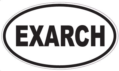 EXARCH - Oval Sticker