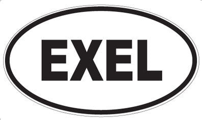 EXEL - Oval Magnet