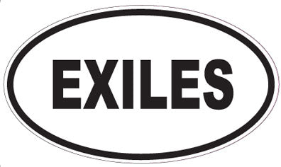 EXILES - Oval Sticker