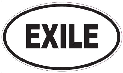EXILE - Oval Magnet