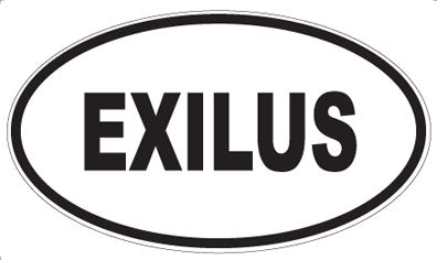 EXILUS - Oval Sticker