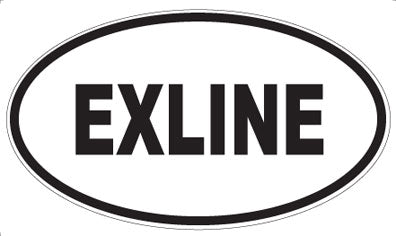 EXLINE - Oval Sticker