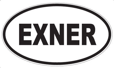 EXNER - Oval Magnet