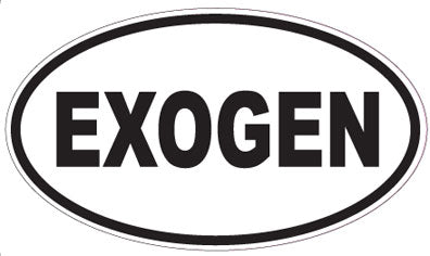 EXOGEN - Oval Sticker