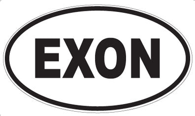 EXON - Oval Sticker