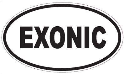 EXONIC - Oval Sticker