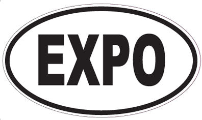 EXPO - Oval Sticker