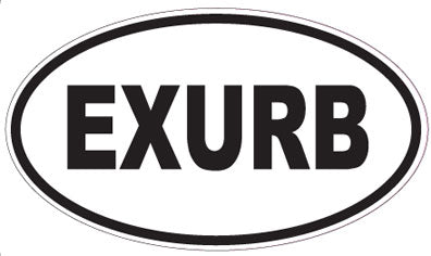 EXURB - Oval Magnet