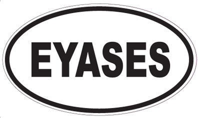 EYASES - Oval Sticker