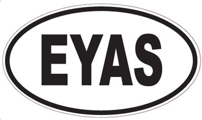 EYAS - Oval Sticker