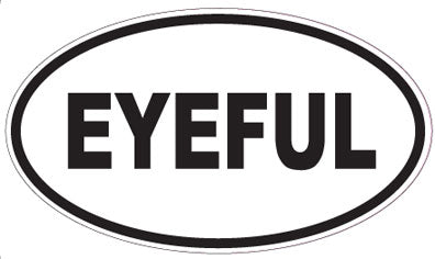 EYEFUL - Oval Sticker