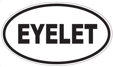 EYELET - Oval Sticker