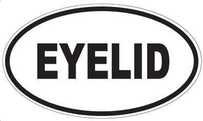 EYELID - Oval Sticker