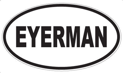 EYERMAN - Oval Magnet