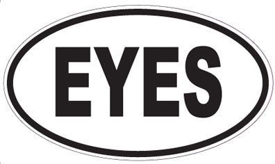 EYES - Oval Sticker