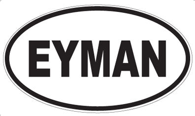 EYMAN - Oval Magnet