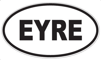 EYRE - Oval Sticker