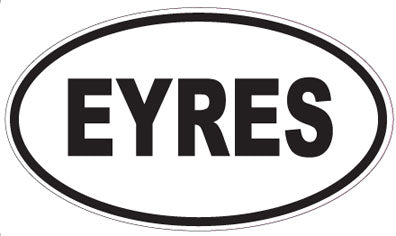 EYRES - Oval Magnet