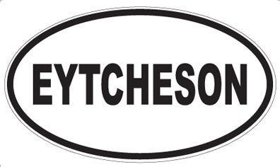 EYTCHESON - Oval Sticker