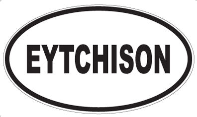 EYTCHISON - Oval Sticker