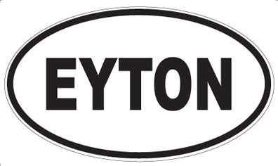 EYTON - Oval Sticker