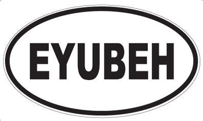 EYUBEH - Oval Sticker