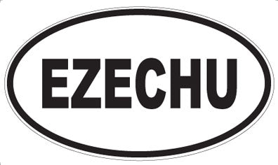 EZECHU - Oval Sticker