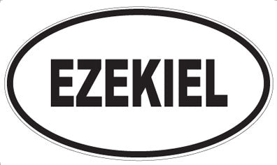 EZEKIEL - Oval Magnet