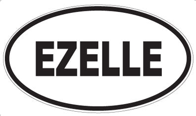 EZELLE - Oval Magnet