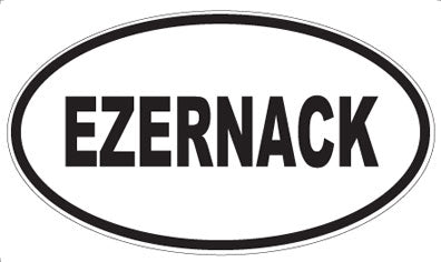 EZERNACK - Oval Sticker