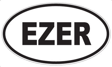 EZER - Oval Magnet