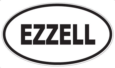 EZZELL - Oval Magnet