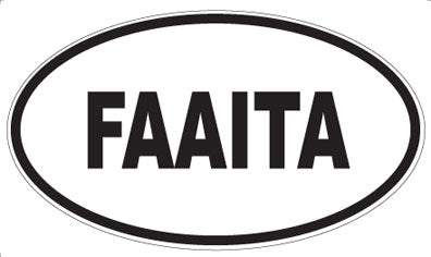FAAITA - Oval Magnet