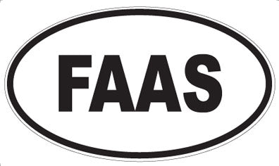 FAAS - Oval Magnet